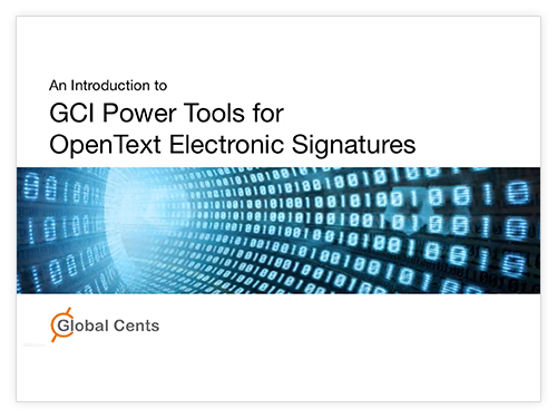 Introduction to GCI PowerTools for Electronic Signatures